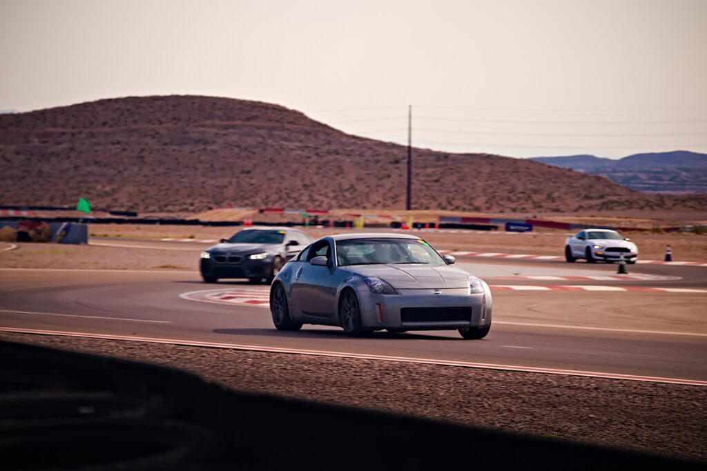 Nissan 350z at a track
