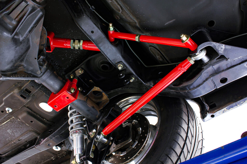 New bushings on multi-link suspension