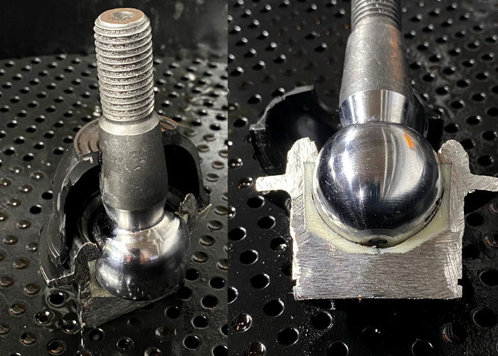 Ball joint cut-section