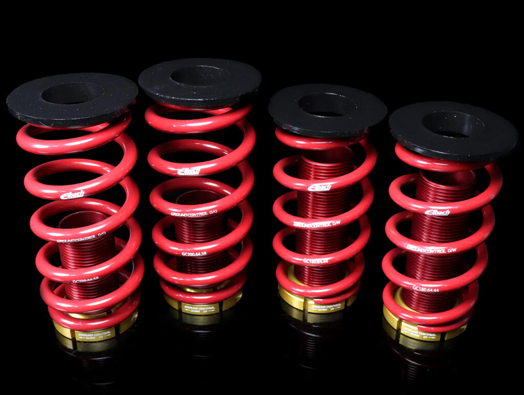 Ground Control coilover sleeves with Eibach Sportline springs