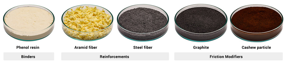 Brake pad compounds