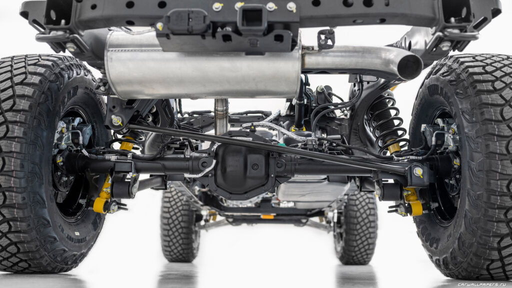 Solid axle layout
