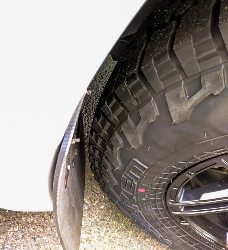 Fender clearance