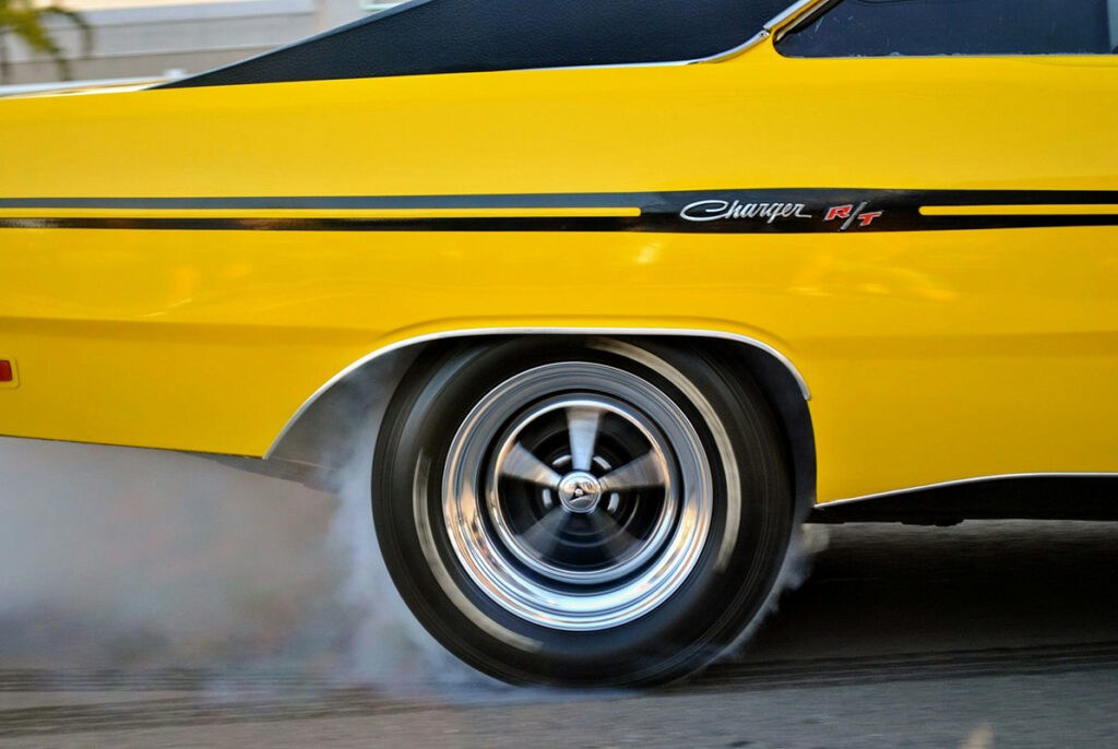 Dodge charger burnout