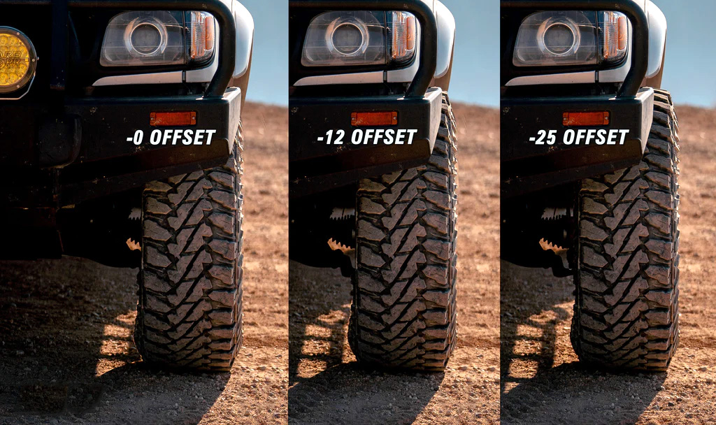 Wheel offset types compared