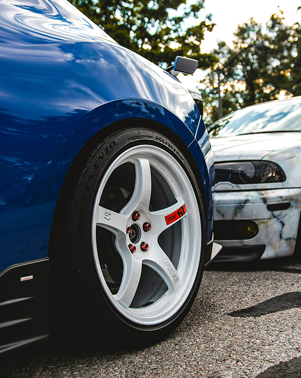 Positive offset wheels