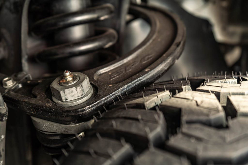 Upper control arm clearance